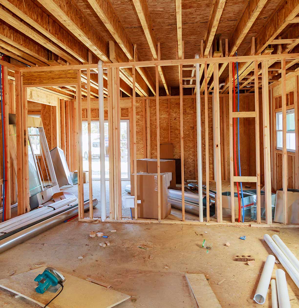 Interior Framing Allwyn Kelly Builders   New Home Framing 